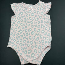 Load image into Gallery viewer, Girls Target, animal print bodysuit / romper, EUC, size 00,  