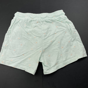 Girls Anko, floral cotton shorts, elasticated, GUC, size 6,  