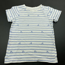 Load image into Gallery viewer, Boys Lily &amp; Dan, cotton t-shirt / top, sharks, FUC, size 6,  
