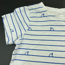 Load image into Gallery viewer, Boys Lily &amp; Dan, cotton t-shirt / top, sharks, FUC, size 6,  