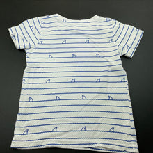 Load image into Gallery viewer, Boys Lily &amp; Dan, cotton t-shirt / top, sharks, FUC, size 6,  