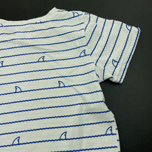 Load image into Gallery viewer, Boys Lily &amp; Dan, cotton t-shirt / top, sharks, FUC, size 6,  