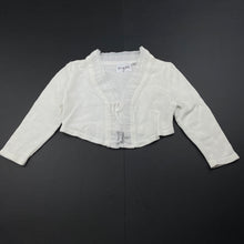 Load image into Gallery viewer, Girls Origami, lightweight knitted bolero cardigan, EUC, size 1,  