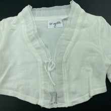 Load image into Gallery viewer, Girls Origami, lightweight knitted bolero cardigan, EUC, size 1,  