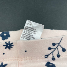 Load image into Gallery viewer, Girls Tiny Little Wonders, cotton footed leggings / bottoms, GUC, size 000,  