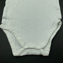 Load image into Gallery viewer, unisex Target, pointelle cotton singletsuit / romper, GUC, size 00,  