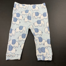 Load image into Gallery viewer, unisex Next, cotton leggings / bottoms, elephants, FUC, size 0,  