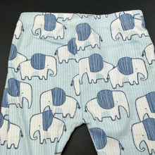 Load image into Gallery viewer, unisex Next, cotton leggings / bottoms, elephants, FUC, size 0,  