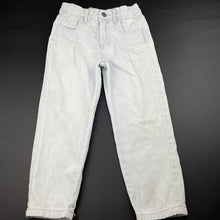 Load image into Gallery viewer, Girls Cotton On, blue denim pants, adjustable, Inside leg: 39.5cm, FUC, size 4,  