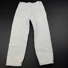 Load image into Gallery viewer, Girls Cotton On, blue denim pants, adjustable, Inside leg: 39.5cm, FUC, size 4,  