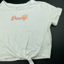 Load image into Gallery viewer, Girls KID, cotton tie front t-shirt / top, GUC, size 8,  
