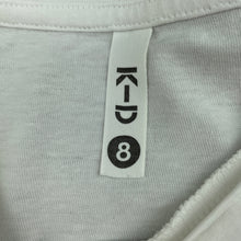 Load image into Gallery viewer, Girls KID, cotton tie front t-shirt / top, GUC, size 8,  