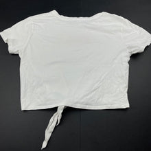 Load image into Gallery viewer, Girls KID, cotton tie front t-shirt / top, GUC, size 8,  