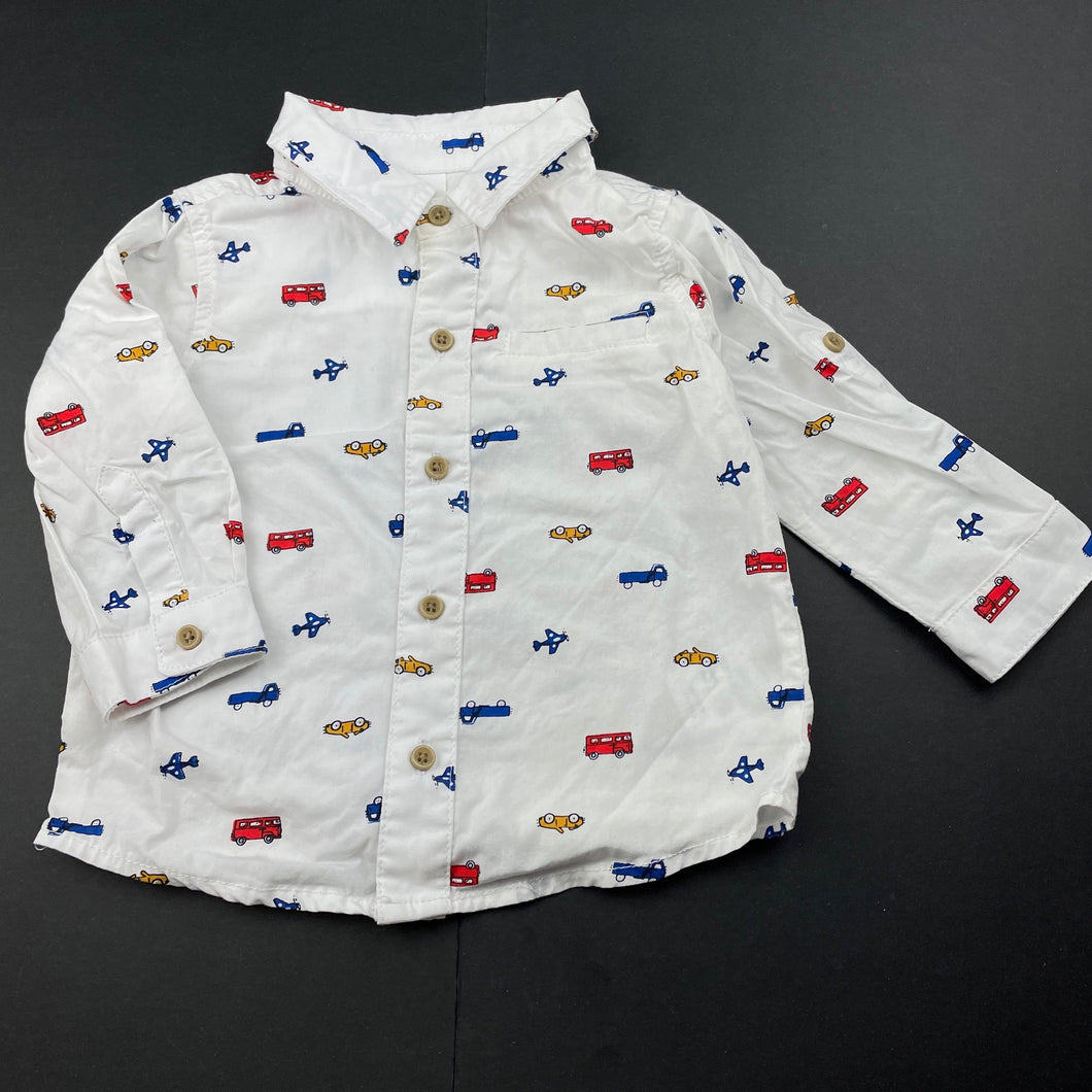 Boys Dymples, lightweight cotton long sleeve shirt, FUC, size 00,  