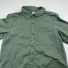Load image into Gallery viewer, Boys Anko, khaki cotton long sleeve shirt, tiger, EUC, size 10,  