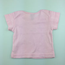 Load image into Gallery viewer, Girls Esprit, pink cotton t-shirt / top, FUC, size 00
