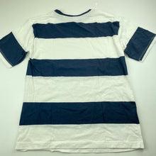 Load image into Gallery viewer, Boys Anko, navy &amp; white cotton t-shirt / top, GUC, size 12,  