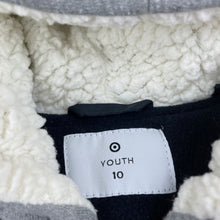Load image into Gallery viewer, Boys Target, hooded puffer vest / sleeveless jacket, FUC, size 10,  