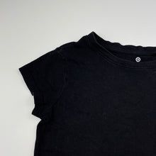 Load image into Gallery viewer, Girls Target, black organic cotton t-shirt / top, GUC, size 7,  