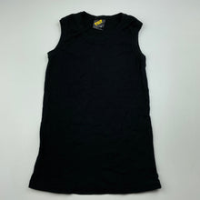 Load image into Gallery viewer, Boys Tilt, black stretchy singlet top, GUC, size 10,  