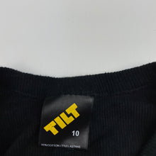 Load image into Gallery viewer, Boys Tilt, black stretchy singlet top, GUC, size 10,  