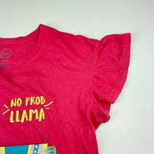 Load image into Gallery viewer, Girls Wonder Nation, lightweight t-shirt / top, llama, FUC, size 7-8,  