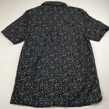 Load image into Gallery viewer, Boys Mooks, black &amp; white cotton short sleeve shirt, EUC, size 12,  