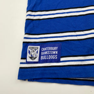 Boys NRL Supporter, Canterbury Bulldogs cotton polo shirt top, EUC, size 10,  