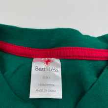 Load image into Gallery viewer, Girls B&amp;L, cotton Christmas t-shirt / top, GUC, size 5,  