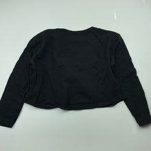 Load image into Gallery viewer, Girls Favourites, black organic cotton top, GUC, size 7,  