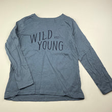 Load image into Gallery viewer, Boys Anko, blue cotton long sleeve t-shirt / top, GUC, size 6,  