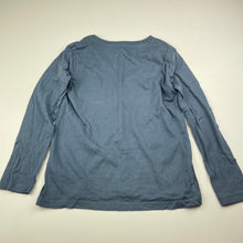Load image into Gallery viewer, Boys Anko, blue cotton long sleeve t-shirt / top, GUC, size 6,  