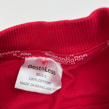 Load image into Gallery viewer, Girls B&amp;L, cotton Christmas t-shirt / top, GUC, size 5,  