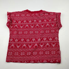 Load image into Gallery viewer, Girls B&amp;L, cotton Christmas t-shirt / top, GUC, size 5,  