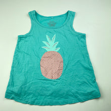 Load image into Gallery viewer, Girls H&amp;T, cotton tank top, pineapple, GUC, size 6,  