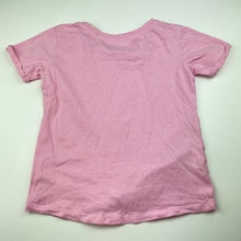 Load image into Gallery viewer, Girls Favourites, pink Aust cotton t-shirt / top, EUC, size 7,  