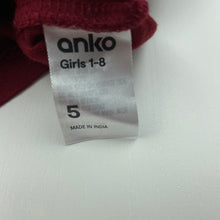 Load image into Gallery viewer, Girls Anko, cotton long sleeve t-shirt / top, EUC, size 5,  