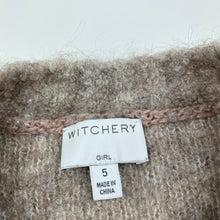 Load image into Gallery viewer, Girls Witchery, wool blend knitted sweater / jumper, FUC, size 5,  