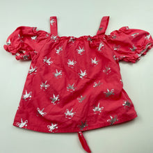 Load image into Gallery viewer, Girls Penelope Mack, lightweight summer top, unicorns, EUC, size 4,  