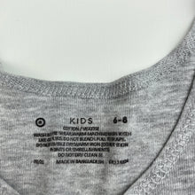 Load image into Gallery viewer, Boys Target, grey marle singlet top, FUC, size 6-8,  