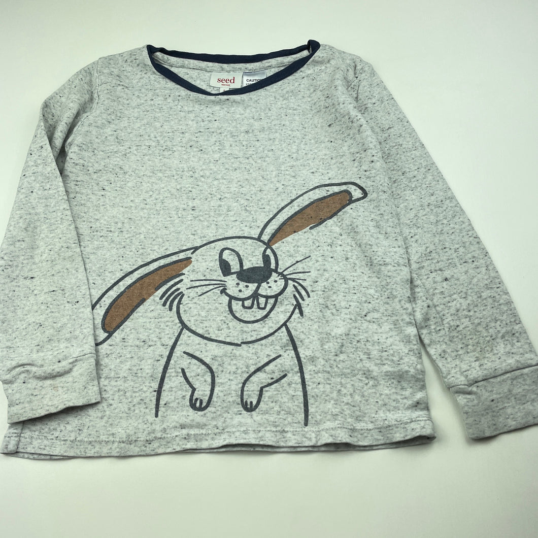 Boys Seed, grey cotton pyjama top, FUC, size 6,  