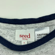 Load image into Gallery viewer, Boys Seed, grey cotton pyjama top, FUC, size 6,  