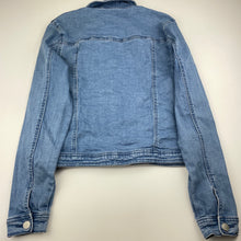 Load image into Gallery viewer, Girls Anko, blue stretch denim jacket, FUC, size 14,  