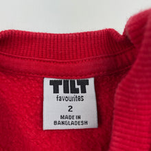 Load image into Gallery viewer, Boys Tilt, red fleece lined sweater / jumper, FUC, size 2,  