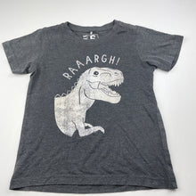 Load image into Gallery viewer, Boys H&amp;T, grey t-shirt / top, dinosaur, FUC, size 6,  