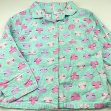 Load image into Gallery viewer, Girls Brilliant Basics, flannel winter cotton pyjama top, GUC, size 7,  