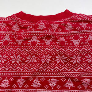 Girls B&L, cotton Christmas t-shirt / top, GUC, size 6,  