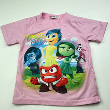 Load image into Gallery viewer, Girls Super Sen Fashion, Inside Out lightweight t-shirt / top, FUC, size 2,  