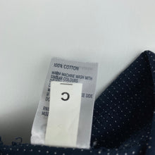 Load image into Gallery viewer, Boys Anko, navy cotton short sleeve shirt, EUC, size 7,  