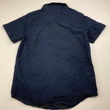 Load image into Gallery viewer, Boys Anko, navy cotton short sleeve shirt, EUC, size 7,  